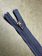 Load image into Gallery viewer, YKK® #4 Black-Oxide c/e Navy (560) Semi-Auto Pull