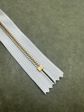 Load image into Gallery viewer, YKK® #5 Brass c/e White (501) Semi-Auto Pull