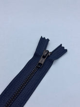 Load image into Gallery viewer, YKK® #5 Black-Oxide c/e Navy (560) DA Pull