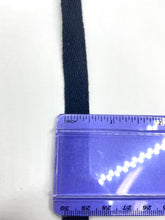 Load image into Gallery viewer, 1/4" Black Twill Tape