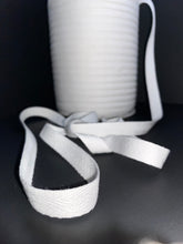 Load image into Gallery viewer, 1/2" Black Twill Tape