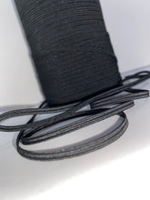 Load image into Gallery viewer, 1/8" Black Braided Elastic