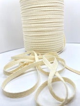 Load image into Gallery viewer, 1/4" Black Twill Tape