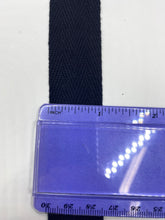Load image into Gallery viewer, 1" Black Twill Tape