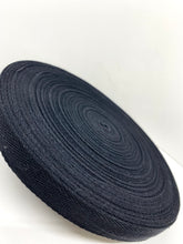 Load image into Gallery viewer, 3/4" Black Twill Tape