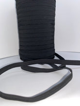 Load image into Gallery viewer, 3/8" Black Braided Elastic