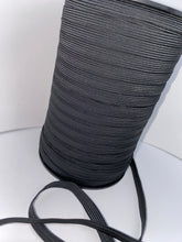 Load image into Gallery viewer, 3/8" Black Braided Elastic