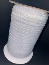 Load image into Gallery viewer, 3/8&quot; White Knitted Elastic

