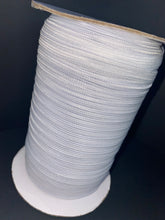 Load image into Gallery viewer, 3/8" White Knitted Elastic