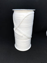 Load image into Gallery viewer, 1/4" White Flat Cotton Cord