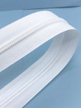 Load image into Gallery viewer, YKK® #5 Coil s/p White Tape (501)