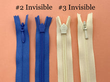 Load image into Gallery viewer, YKK® Real #3 CONCEAL® Black Invisible Zipper c/e #580