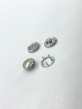 Load image into Gallery viewer, O-Ring 14L Silver Snap Button Set

