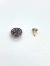 Load image into Gallery viewer, Dull Nickel Olive Tack Button (27 L)