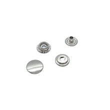 Load image into Gallery viewer, 24L Silver Cap Snap Button