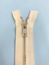 Load image into Gallery viewer, YKK® #5 Nickel s/p CC/581 (Dyeable) DA Slider
