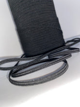 Load image into Gallery viewer, 1/8&quot; Black Braided Elastic
