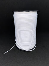 Load image into Gallery viewer, 1/8&quot; White Braided Elastic

