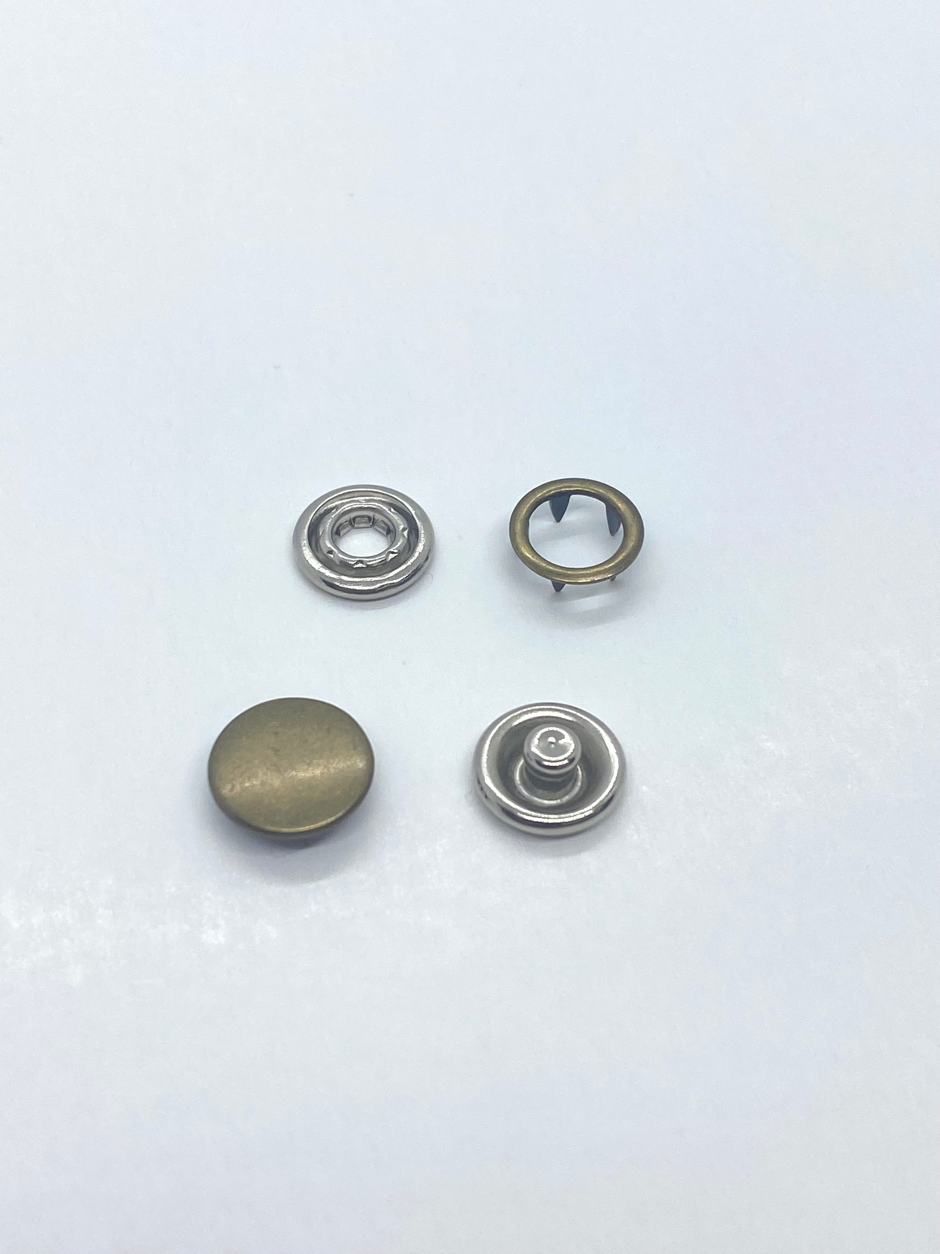 16L Anti-Brass Cap Snap Button Set – S&J USA, Inc.