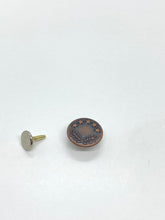Load image into Gallery viewer, Dull Nickel Laura Tack Button (27 L)
