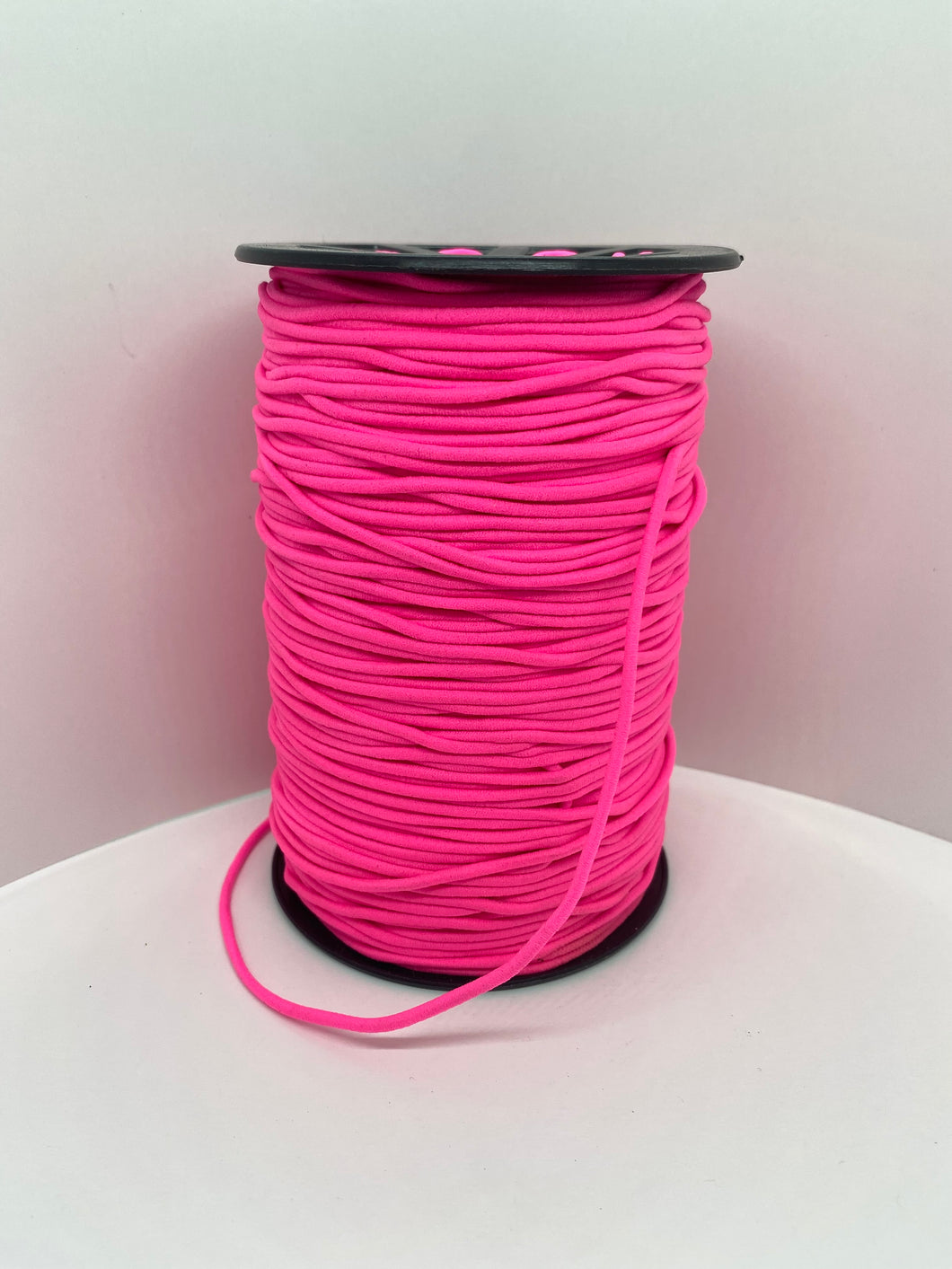 Neon Pink Tubular Elastic 1/16