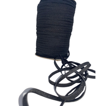 Load image into Gallery viewer, 1/4&quot; Black Knitted Elastic
