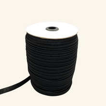 Load image into Gallery viewer, 1/2&quot; Black Knitted Elastic
