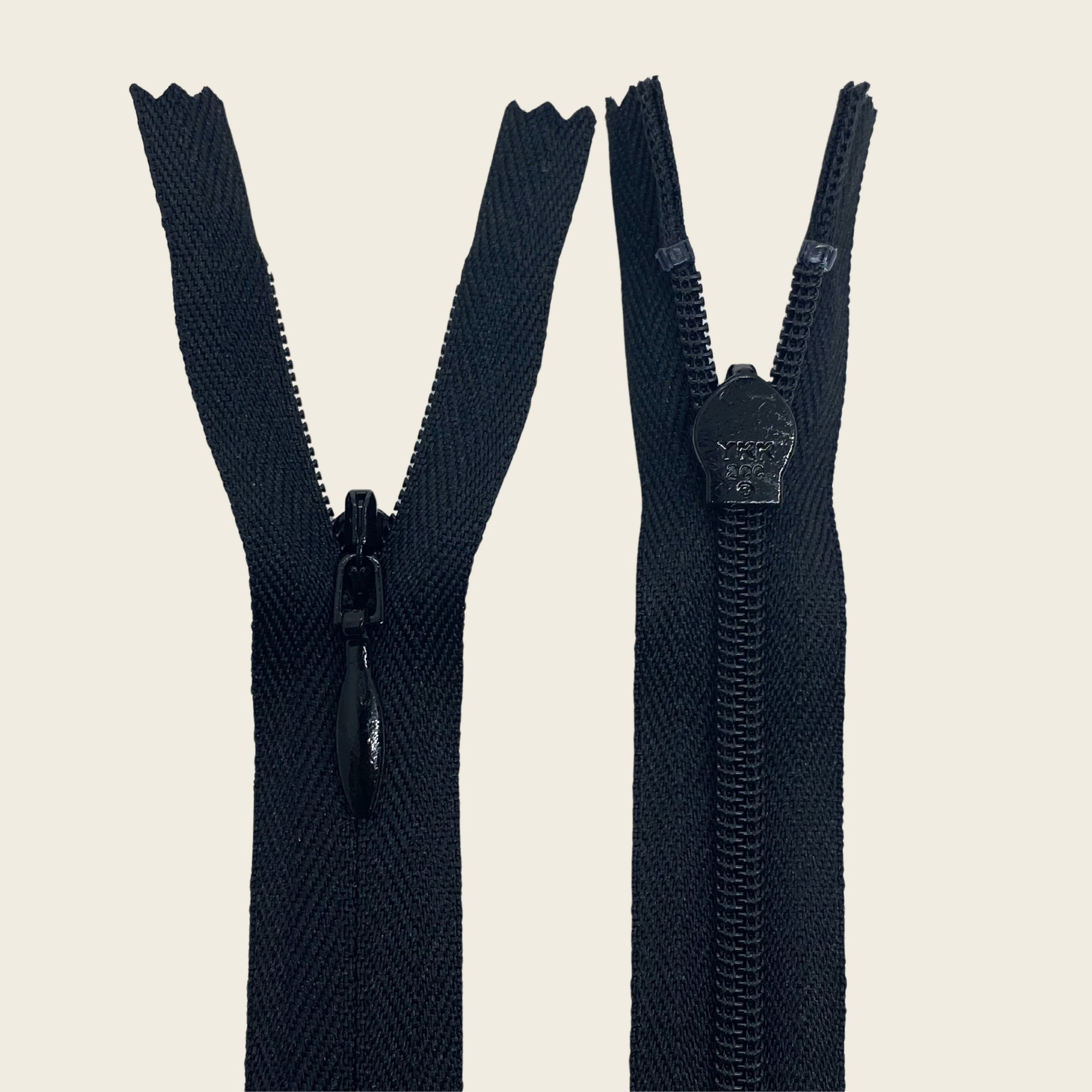 YKK® #2.5 CONCEAL® Invisible Zipper c/e #580 (Black) – S&J USA, Inc.