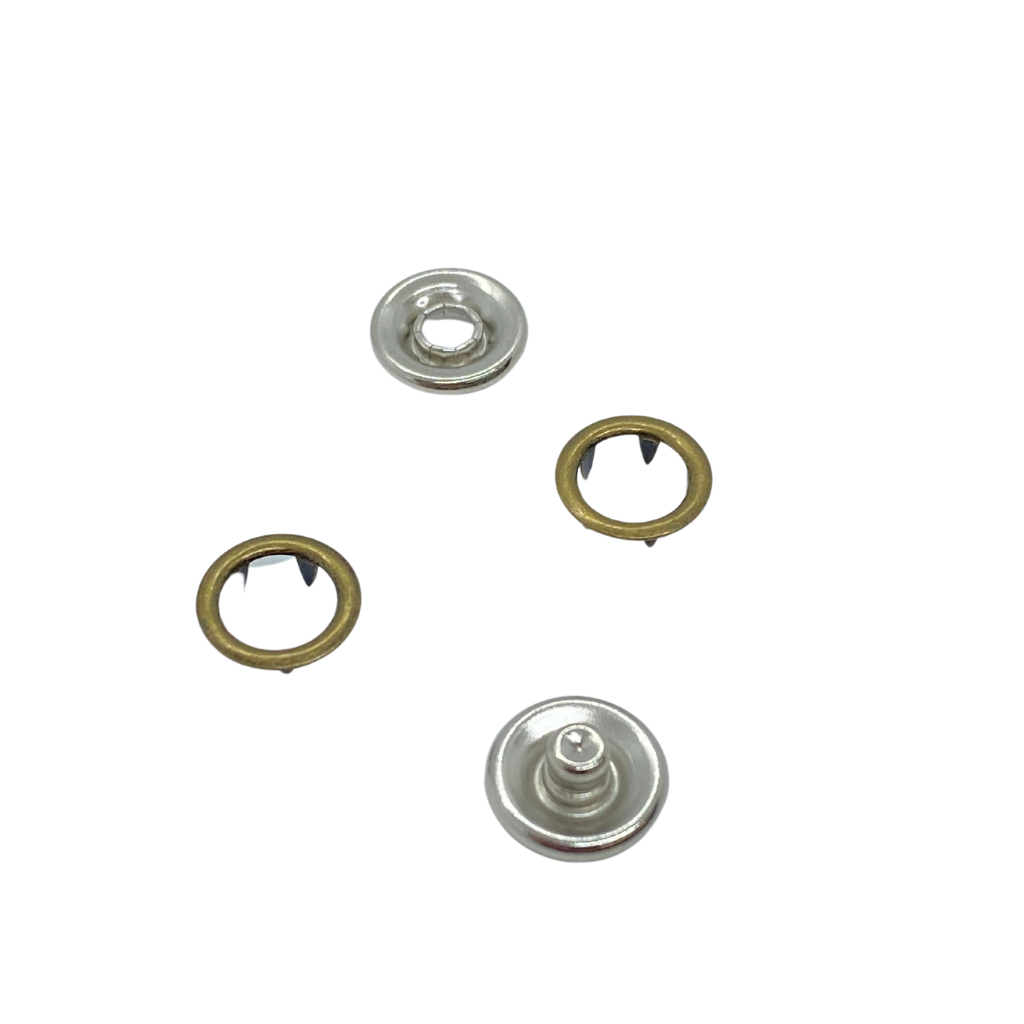 18L Anti-Brass O-Ring Snap Button Set